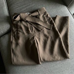 Wilfred Tie Front Pant Shitake